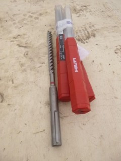 Qty Of (3) Hilti TE-YX 5/8in-14in 8in X 5/8in Drill Bits