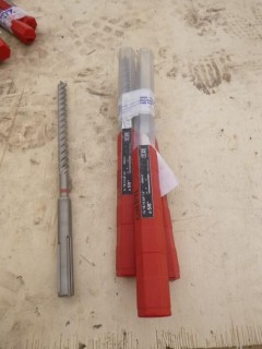 Qty Of (3) Hilti TE-YX 5/8in-14in 8in X 5/8in Drill Bits