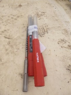 Qty Of (3) Hilti TE-YX 5/8in-14in 8in X 5/8in Drill Bits