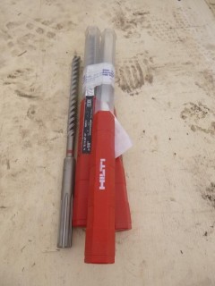 Qty Of (3) Hilti TE-YX 5/8in-14in 8in X 5/8in Drill Bits