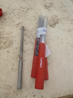 Qty Of (3) Hilti TE-YX 5/8in-14in 8in X 5/8in Drill Bits