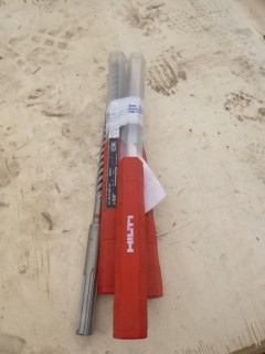 Qty Of (3) Hilti TE-YX 5/8in-14in 8in X 5/8in Drill Bits