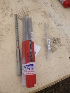 Qty Of (3) Hilti TE-YX 5/8in-14in 8in X 5/8in Drill Bits