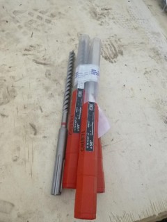 Qty Of (3) Hilti TE-YX 5/8in-14in 8in X 5/8in Drill Bits