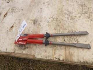 (2) Hilti TE-YP Hammer Chisels