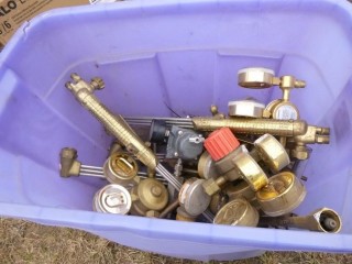 Qty Of Oxy/ Acetylene Torches, Regulators And Rose Buds