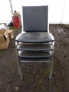 Qty Of (4) Stackable Chairs