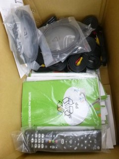 Qty Of Satellite Receivers, HDMI Cables And RCA Cables 