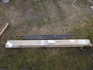 Qty Of Restoration Hardware Dakota 88-126 Curtain Rod