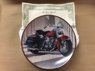 Harley Davidson "49 Pan Head" Plate.