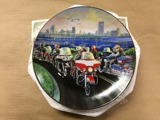 Harley Davidson "The Milwaukee Skyline" Plate.