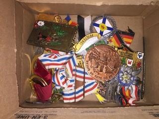 Box of Assorted Medals.