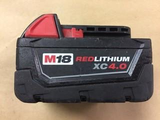 Milwaukee 4.0 AH Battery Pack