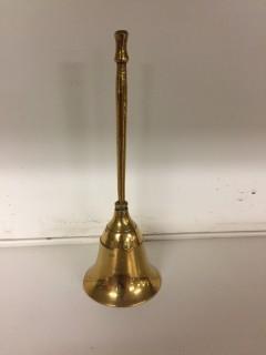 Antique Brass Bell, 5-1/2"H.