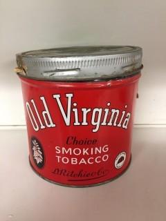 Old Virginia Tobacco Tin.