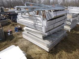 Qty Of (4) Aluminum Decks, Railings, Posts And Steps