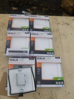Qty Of (6) Eaton 5in/6in Halo LED Direct Ceiling Mounts