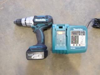 Makita Drill Driver, 18V, 30 AH (E1-4-2)