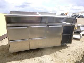 5' Stainless Steel Cool System, 4 Door Cabinet (WF9)