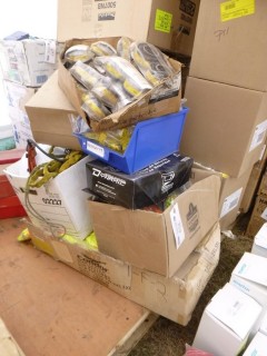 Qty Of Glasses, Goggles, Reflective Vests, Reflective Straps And Lock Out Tags