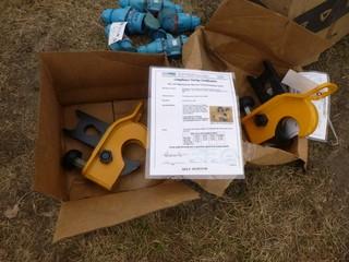 (2) Mechanical Pipe/Casing Hoisting Clamps