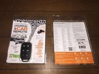 (2) Universal Car Remotes.
