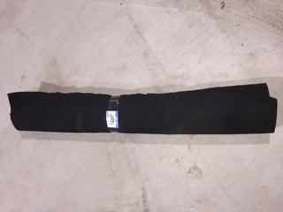 Roll of Black Automotive Carpet.