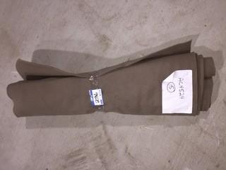 Roll of Beige Automotive Carpet.