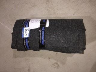 Roll of Black/Grey Automotive Carpet.