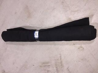 Roll of Black Automotive Carpet.