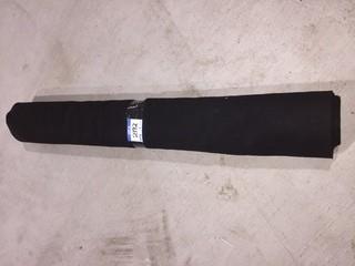 Roll of Black Automotive Carpet.