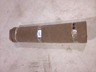 Roll of Beige Automotive Carpet.