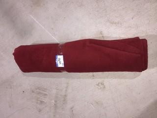Roll of Red Automotive Carpet.