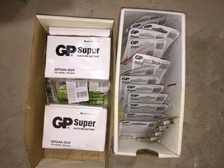 Quantity of Assorted GP Super Batteries.