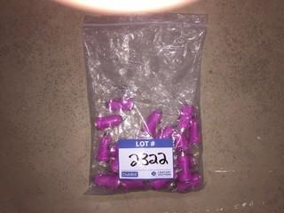 Quantity of Fuchsia 12V USB Car Adapters.