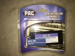 Quantity of Adjustable Line Output Converters.
