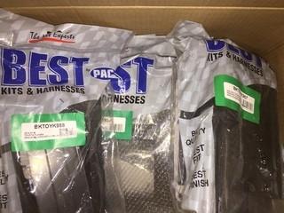 Quantity of Assorted Toyota Car Stereo Installation Kits.