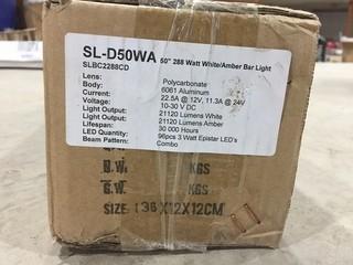 SL-D50WA 50" 288W White/Amber Light Bar.