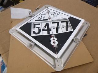 Dangerous Goods Transport Indicator Signs
