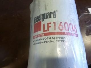 (9) Fleetguard Fuel Filter, Cummins Part No 4940647, (10) Fleetguard LF16006 Lube Filter, Cummins Part No 3977910 (WR1-24)