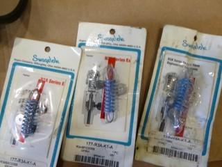 (3) Spring Kits, Qty of Mirrors,  Mirror Adapters, Motorcycle Pegs and More