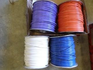 (4) Rolls of 300 Meters 18 AWG MTW 600 Volts Machine TooW Wire (WR2-2)