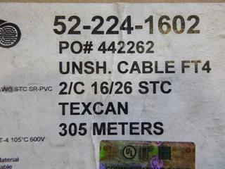 (1) Box of 2 Conductor 16 Cable (WR2-1)
