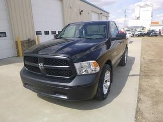 2016 Dodge Ram 1500 Sport Short Box Pick Up Truck  c/w 5.7L Hemi, A/T, 2WD, A/C, Showing 96,267 KMS, 20" Sport Wheels, Reese Trailer and Towing Hitch, P275/60R20 Tires At 50%, VIN 3C6JR6AT1GG300374