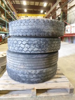 (4) 11R24.5 Tires (WF5)