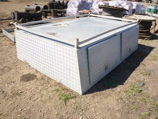 Aluminum Truck Box, Fits on 8' Truck Box, 4 Side Compartments, 6'L x 8'4" (NF-6)