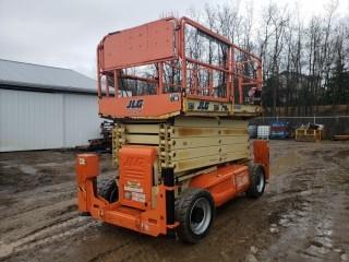 2010 JLG M4069 Scissor Lift w/ Extension Deck, Showing 01007 Hours, Diesel, Joystick, 40' Working Height, 1.65M x 2.92M Platform, Machine 12,190LBS, 0.91M Roll Out Deck, SN 0200196587 *Note: Item Located At 4327 Industrial Ave, Onoway. Viewing By Appointment, Contact Shazeeda 780-721-4178*