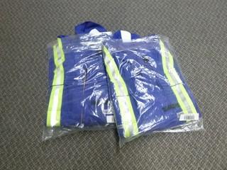 (2) Size 56T Coveralls w/ Reflective Strips