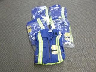 Qty Of (5) Size 52T Coveralls w/ Reflective Strips