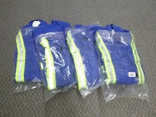 Qty Of (4) Size 50T Coveralls w/ Reflective Strips